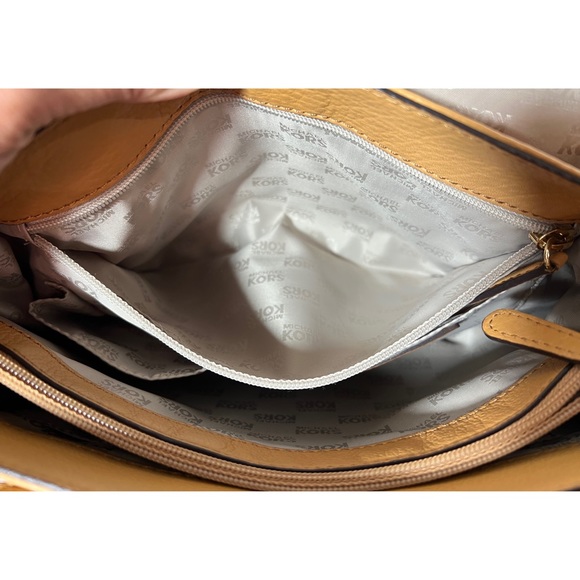 MICHAEL KORS Margo Genuine Leather Satchel - Picture 9 of 15